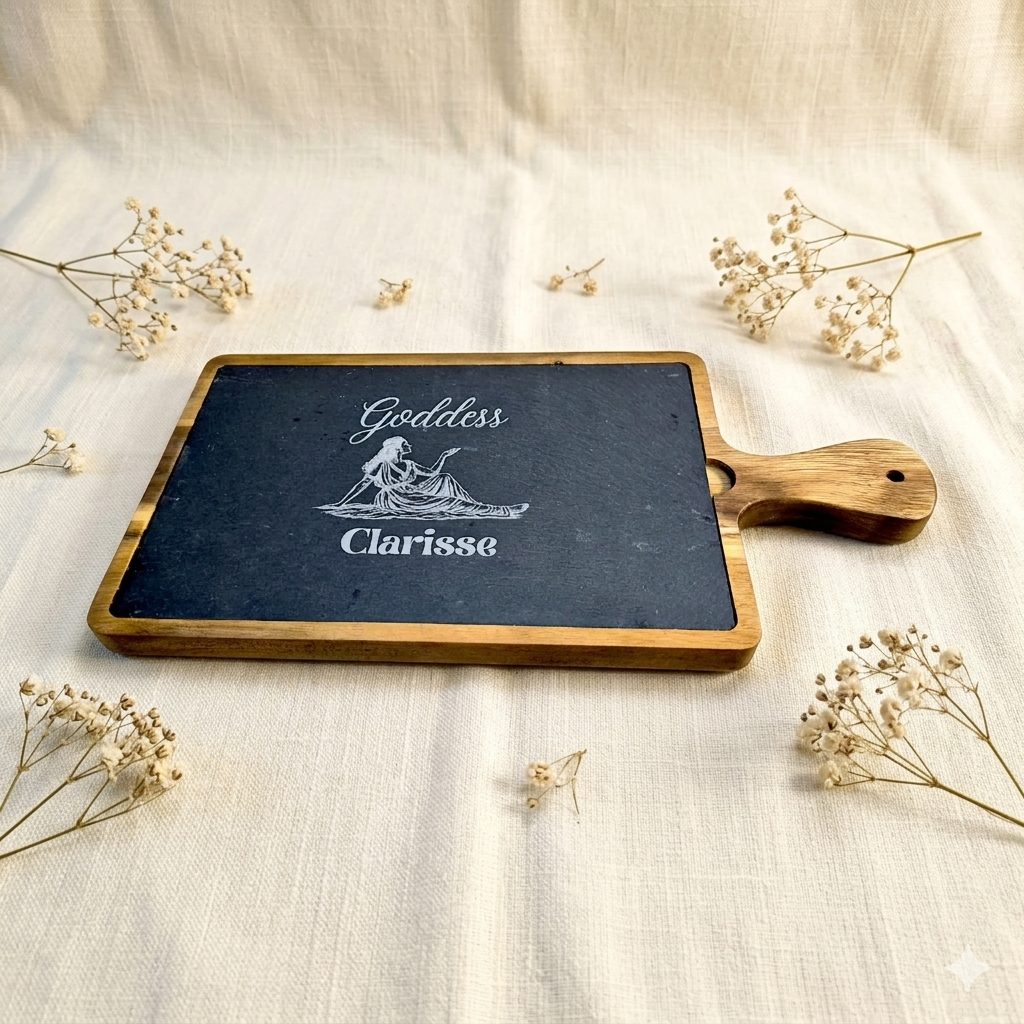 Planche ardoise et bois